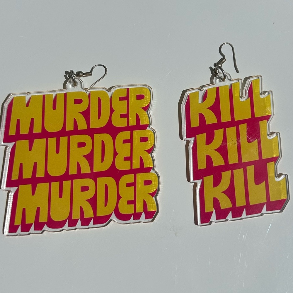 "Sorry to Bother You" Statement Earrings